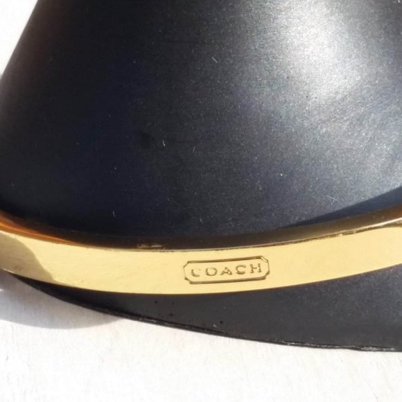 Coach Gold Tone Bangle Unisex Bracelet in Excellent Condition - Picture 4 of 9